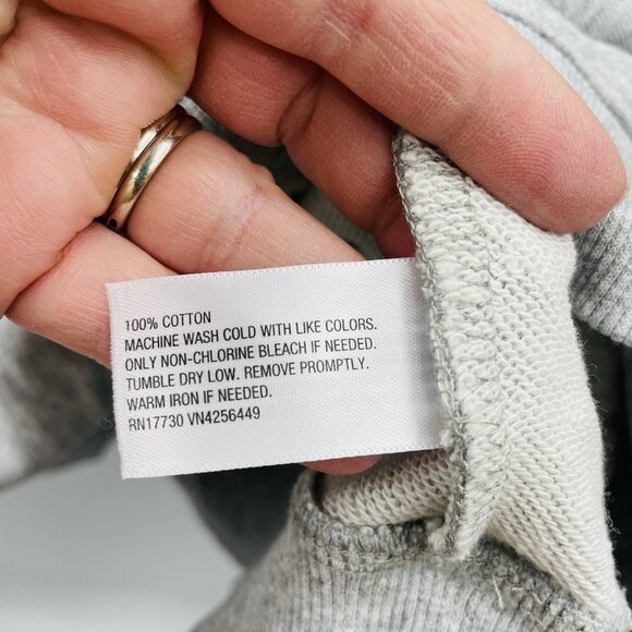 Goodfellow & Co Mens Big & Tall 3XL French Terry Pullover Sweatshirt in Gray 259 - Picture 7 of 7